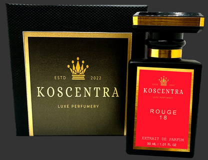 ROUGE 18 by Koscentra -1.0 OZ (30ML)Inspired by MFK Baccarat Rouge 540 EDP (UNISEX)