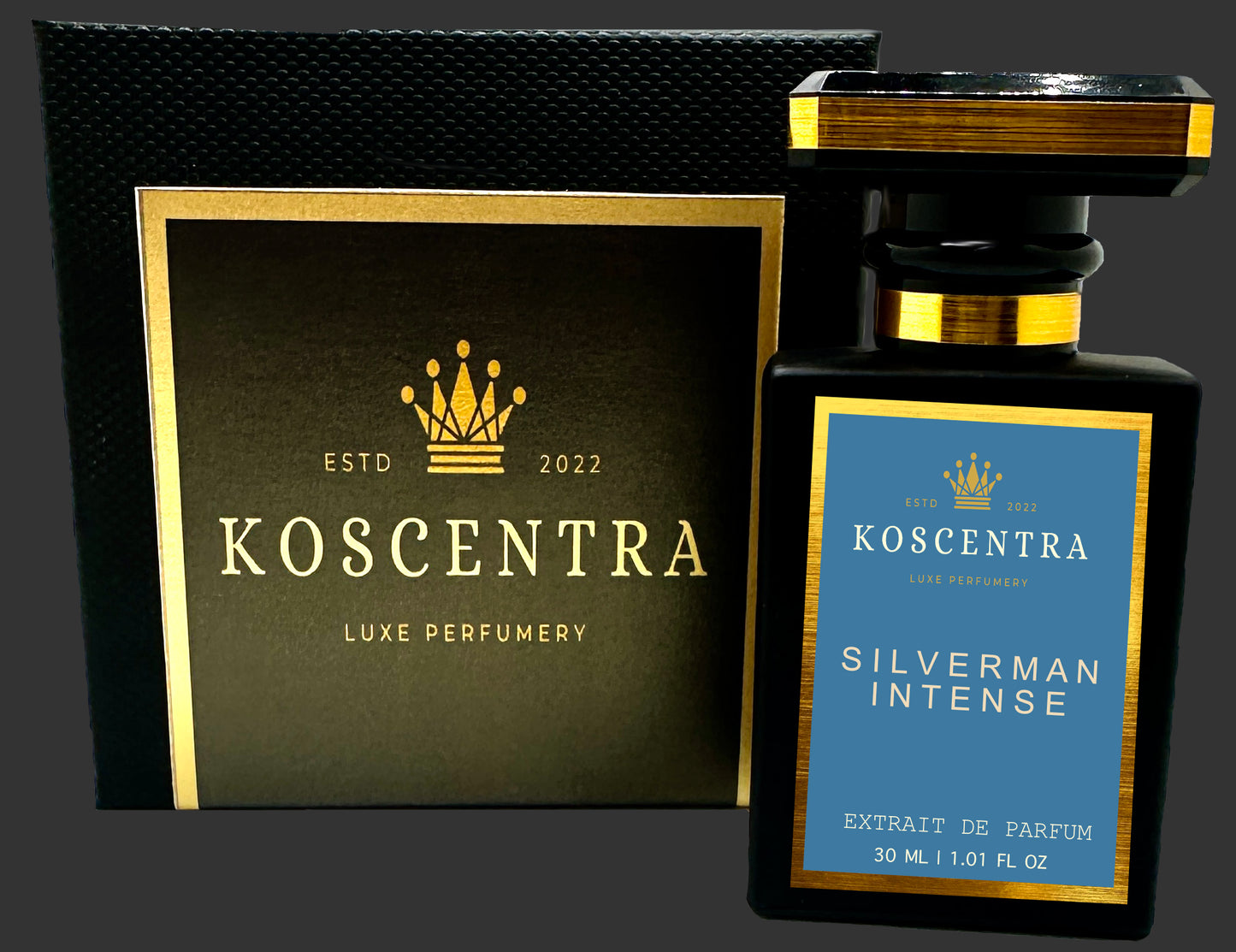 SILVERMAN INTENSE BY Koscentra -1.0 OZ (30ML)- Inspired by CREED SILVER MOUNTAIN WATER (MENS)